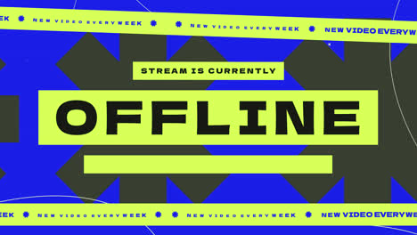 stream offline graphic banner