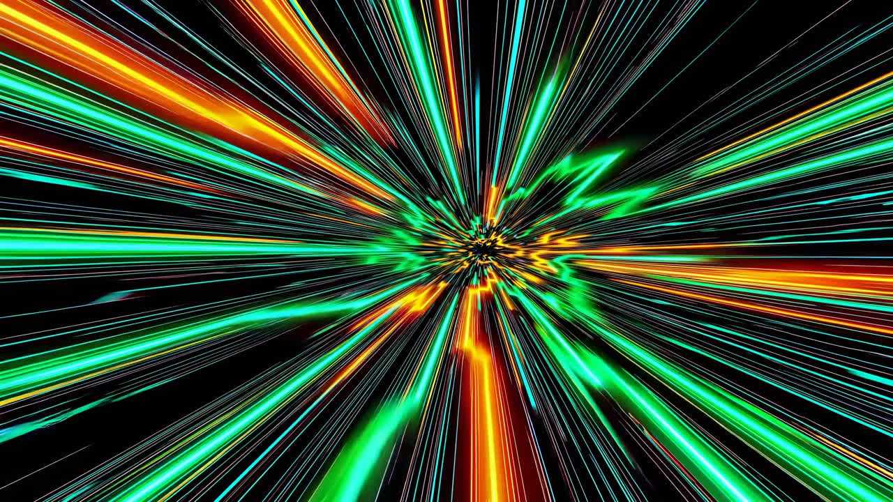 abstracto colorido túnel de velocidad