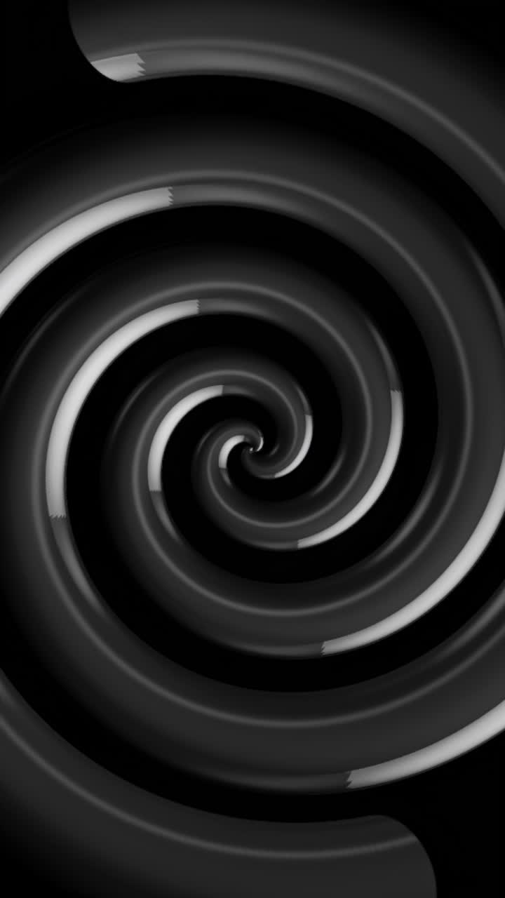 Disegno a spirale in bianco e nero