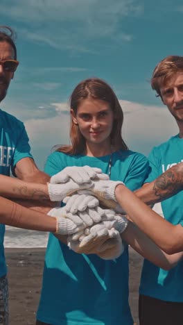 volunteers unite to clean the beach and protect marine life