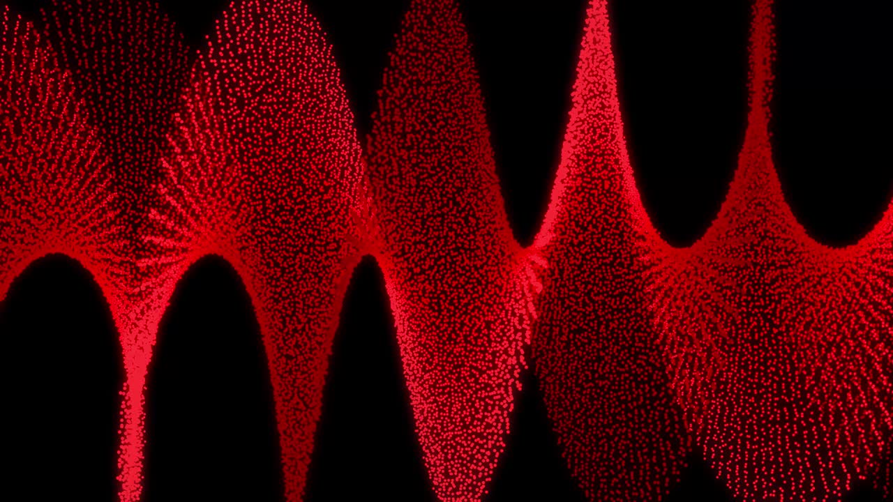 patrón de forma de punto rojo animación gráficos de movimiento