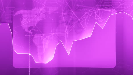visualización de la tendencia de crecimiento del mercado mundial