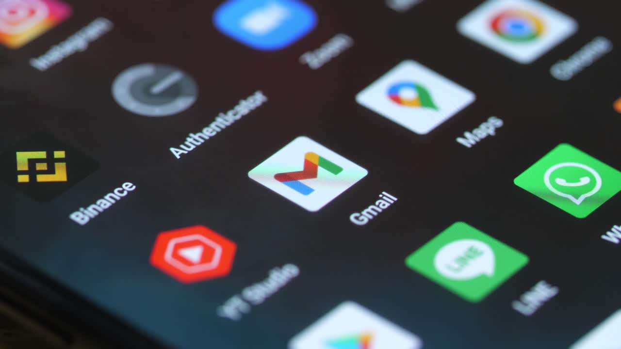 interfaz de aplicación de teléfono inteligente con toque de dedo