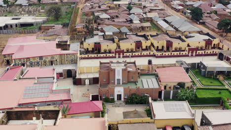 the zazzau, also known as the zaria emirate, is a traditional state with headquarters in the city of zaria, kaduna state, nigeria - aerial flyover
