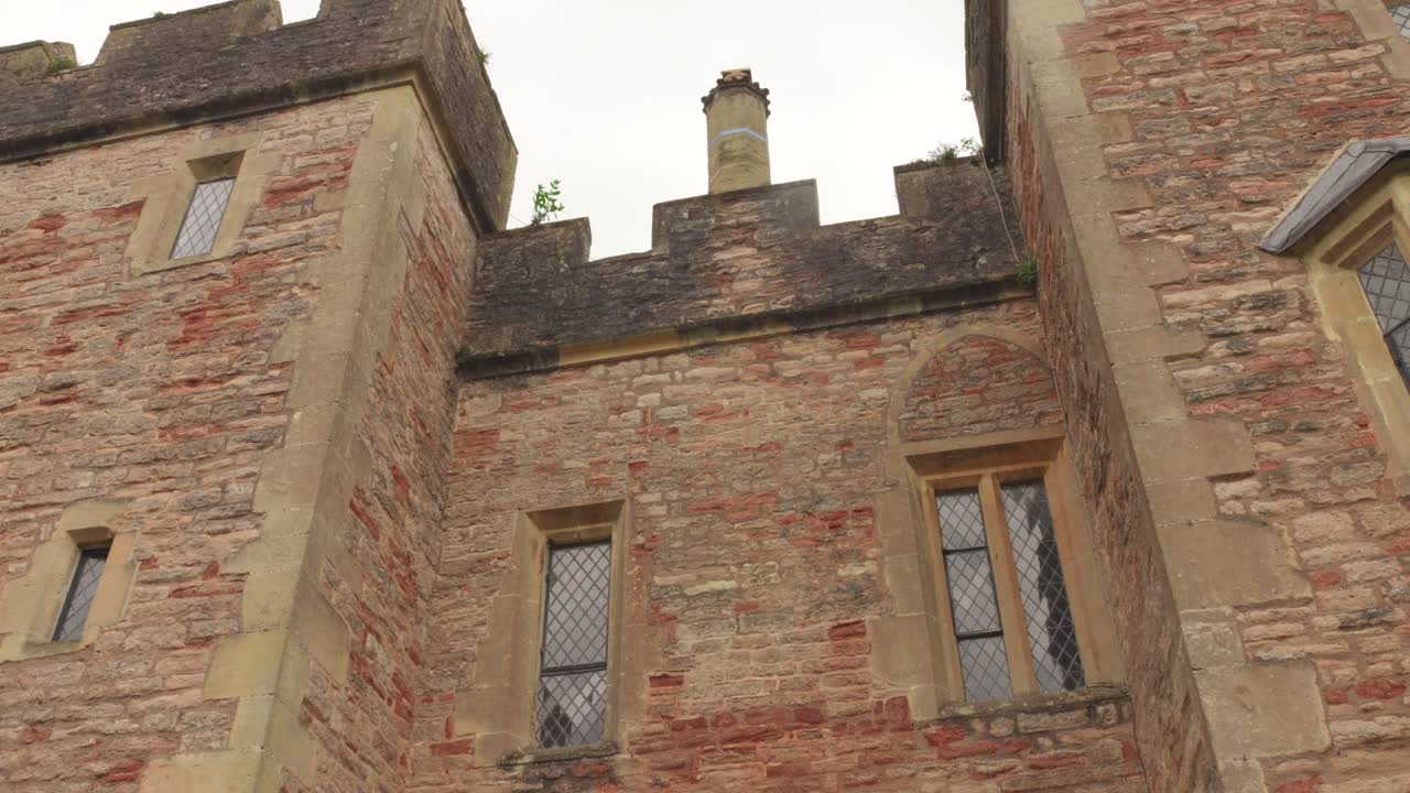 Close-up of a Historic Stone Castle or Building