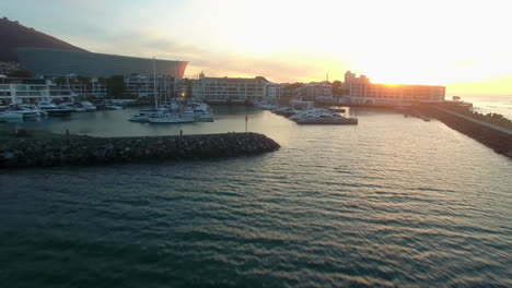 Sunset-on-the-Cape-Town-waterfront