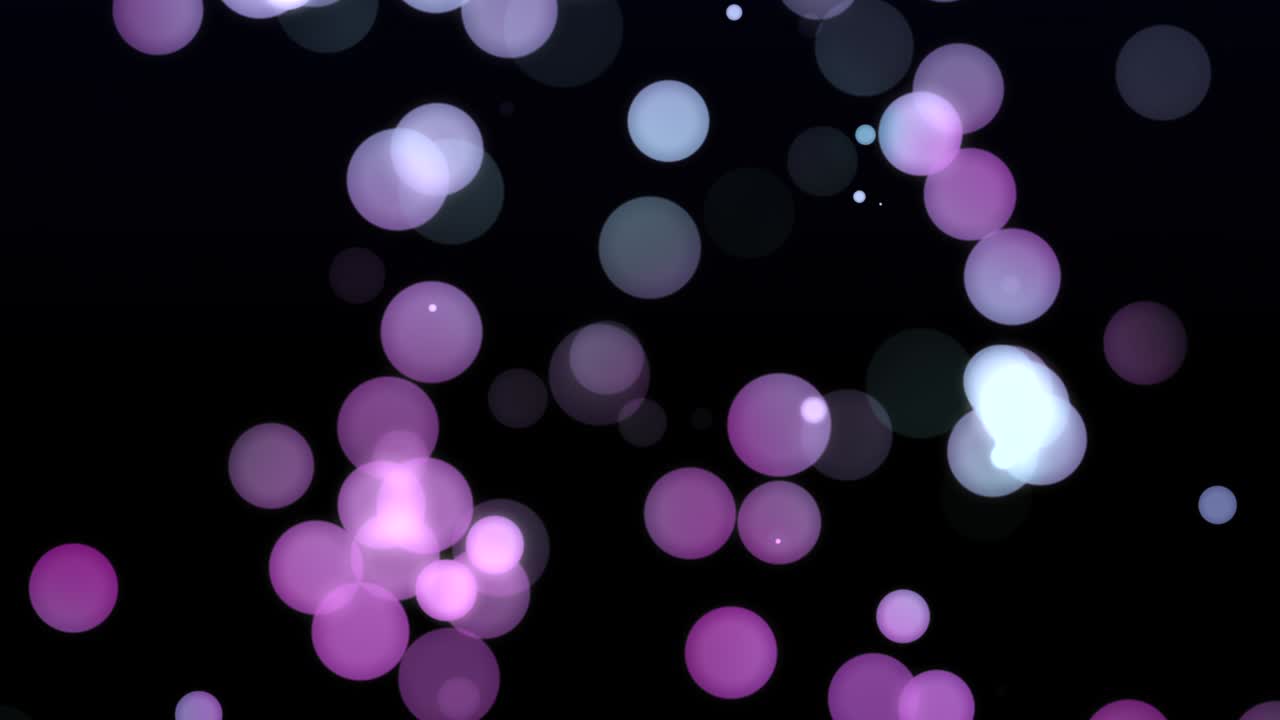 círculos animados coloridos partículas de fondo claro 4k