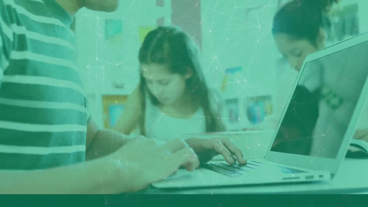 교실에서 학교 학생들에 대한 연결 네트워크의 활성화