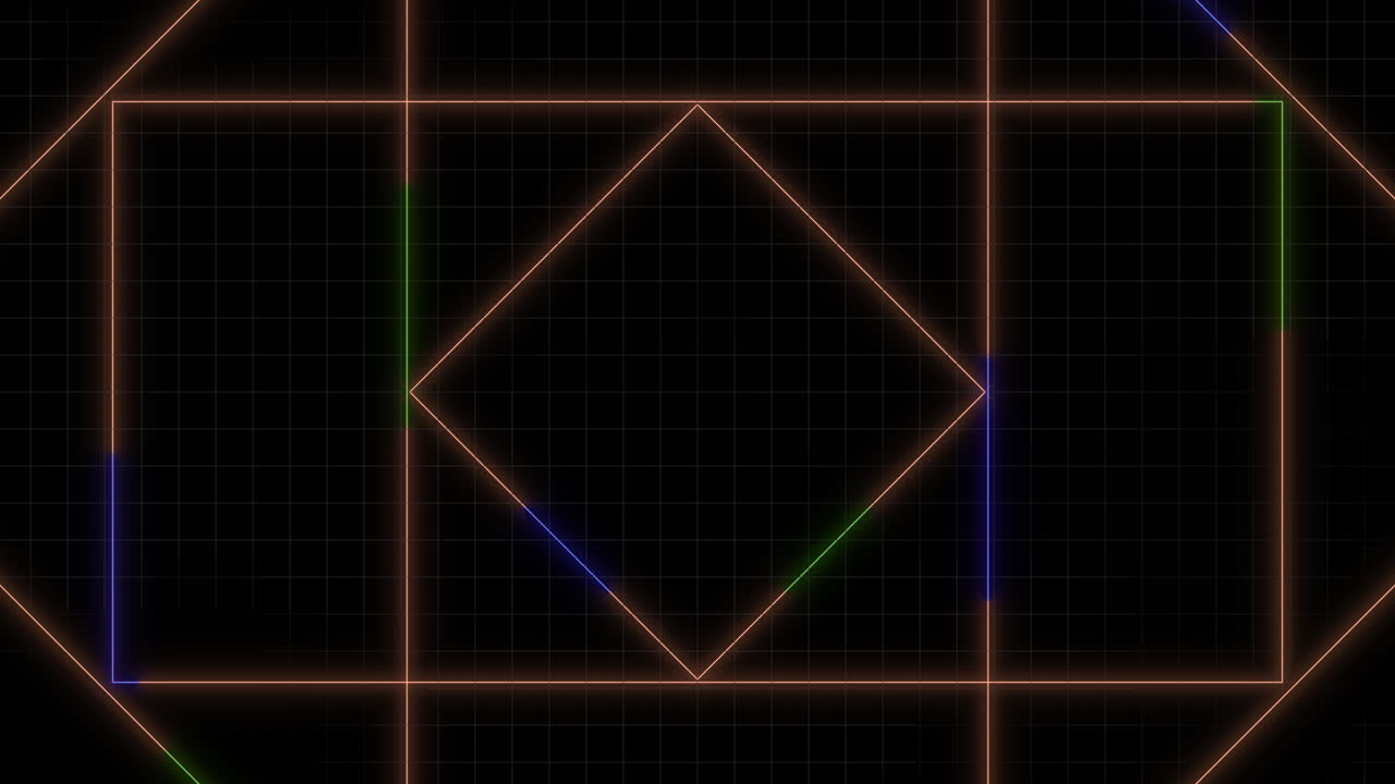 검은색과 색 격자 에 있는 다채로운 기하학적 패턴