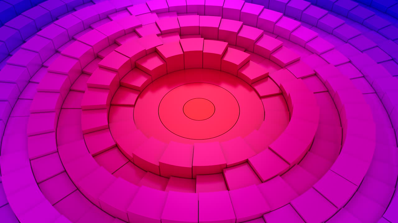 las cajas forman una onda