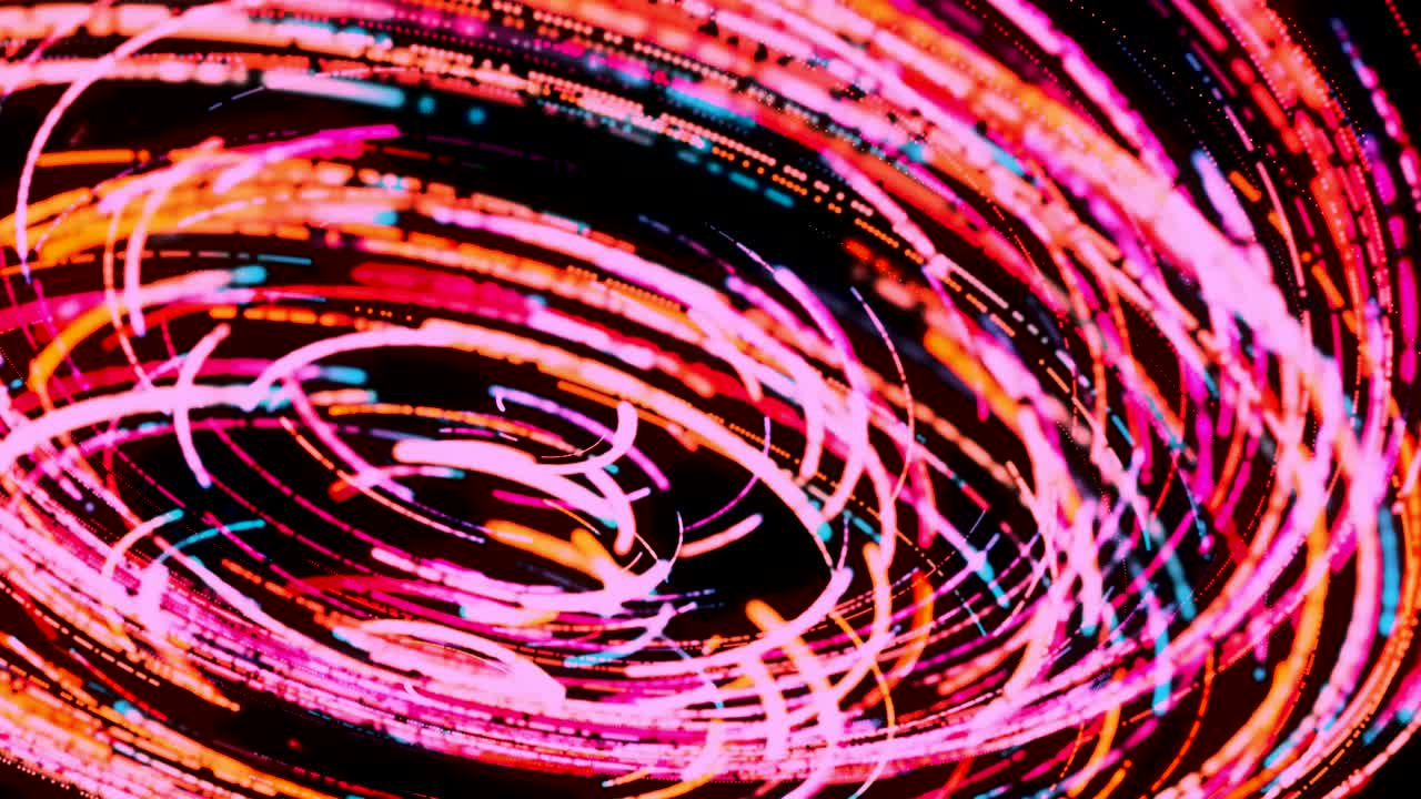 Abstract Colorful Spiral Vortex