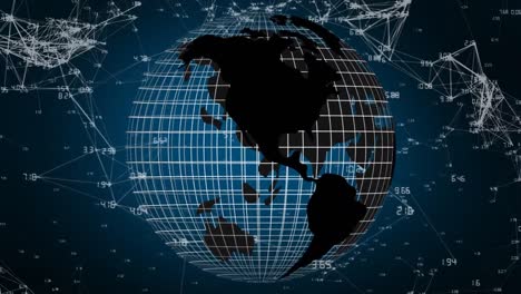 compuesto digital de la tecnología blockchain mundial