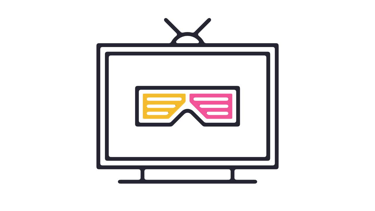 3D Movie Icon Animation