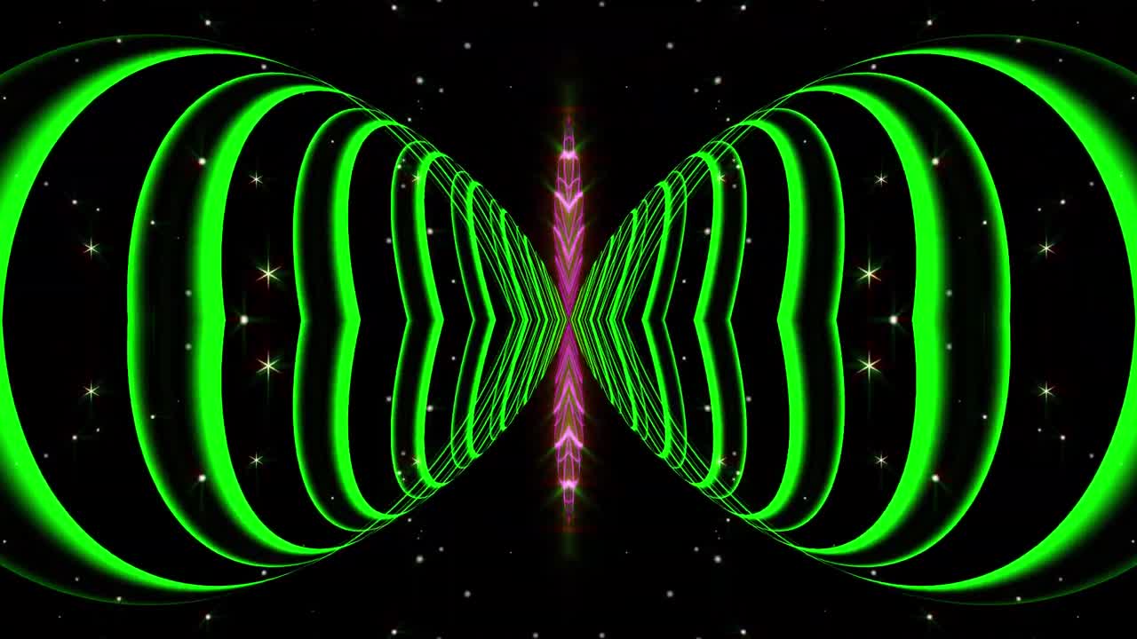 fondo abstracto visual astral de bucle vj