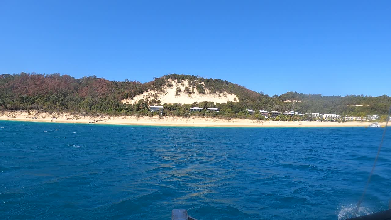 moreton island 난파선 및 tangalooma 리조트 퀸즐랜드, 호주 탐험