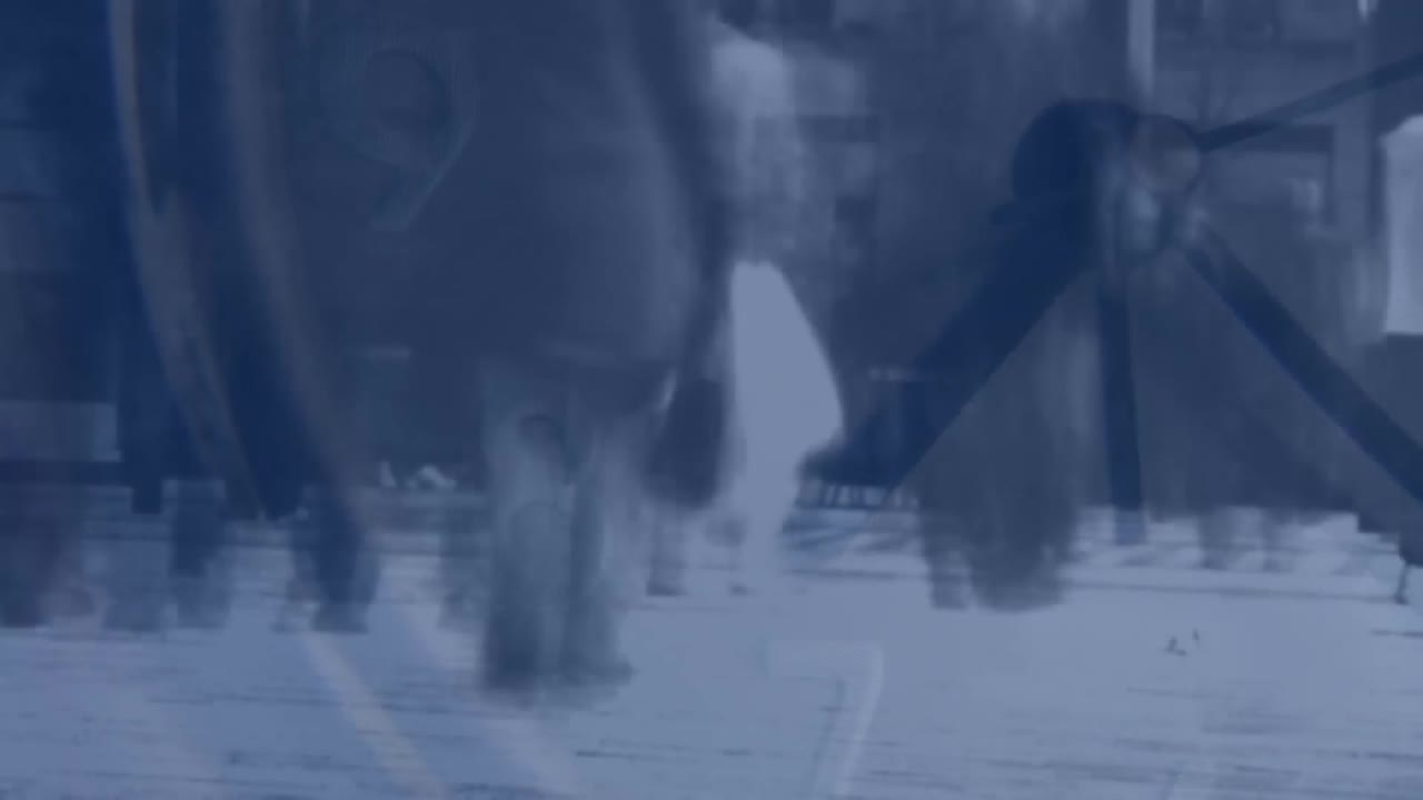 시계의 애니메이션, 걸어가는 사람들의 데이터 처리