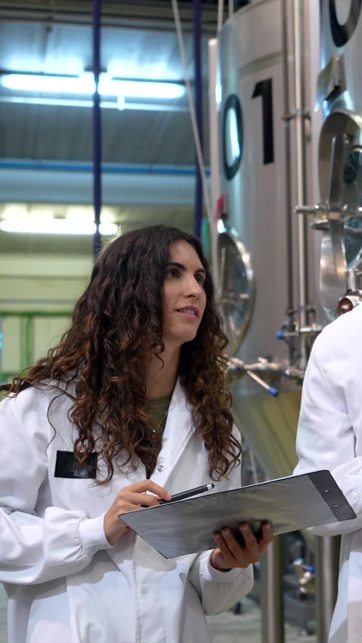 Scientists in a manufacturing lab