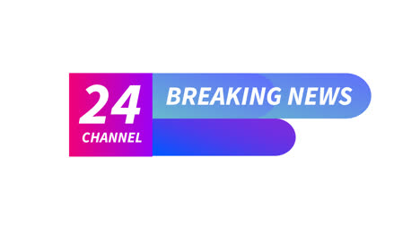 motion graphic of breaking news banners collection