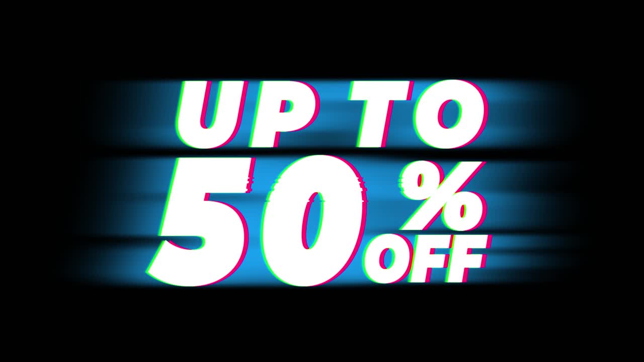 Up To 50% Off Promotion Design