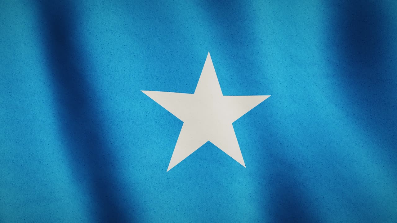 소말리아 발을 흔들고 있는 전체 화면 배너 배경 - 원활한 루프 비디오 애니메이션