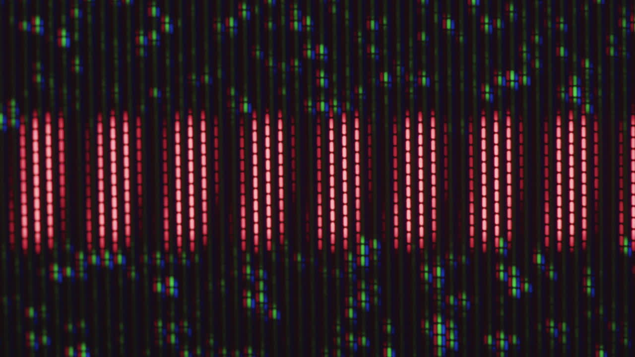 Vintage TV Static Interference
