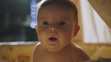 retrato de una niña en el corral