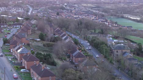 Aerial-video-footage-of-industrial-buildings-and-housing