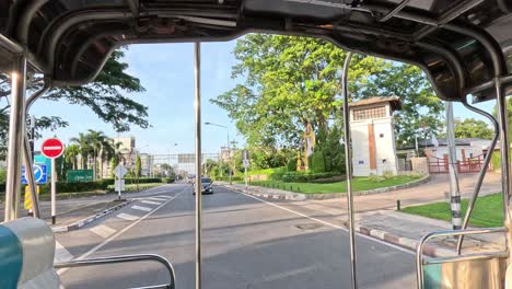 Progression of a vehicle through city streets