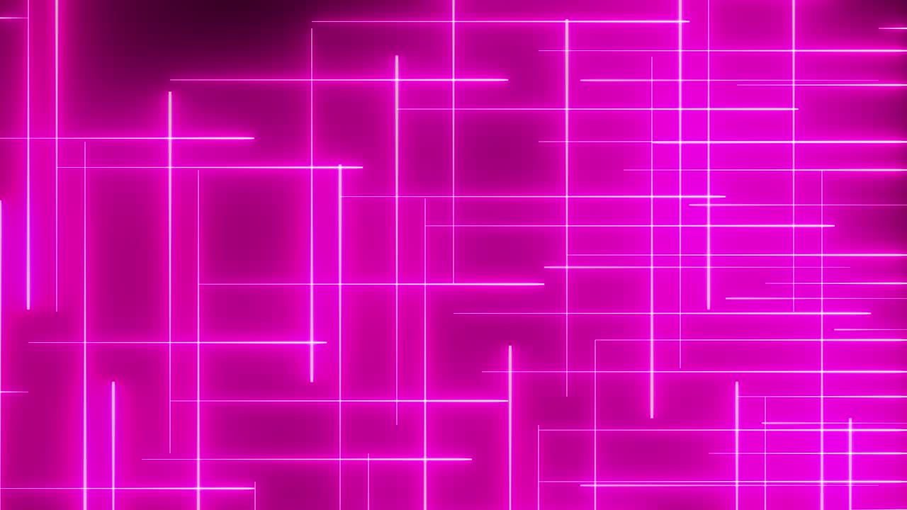 Moving glowing pink lines. Light streaks moving background Modern colorful wallpaper. Futuristic abstract backdrop. 4k motion video animation with alpha matte channel