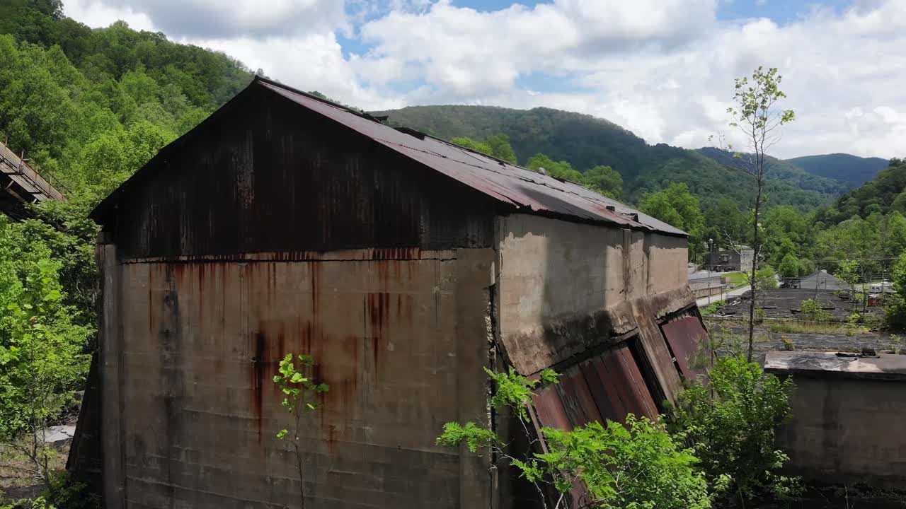 Coal Power Plant Rusted Decaying In Lynch Kentucky