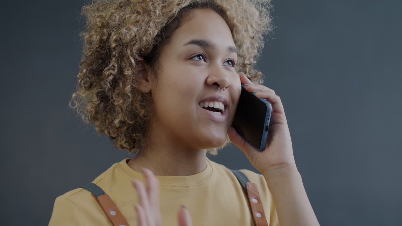 Young Woman Talking on Phone