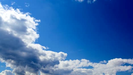 after rain background moving cloud timlapse in sunny day blue sky