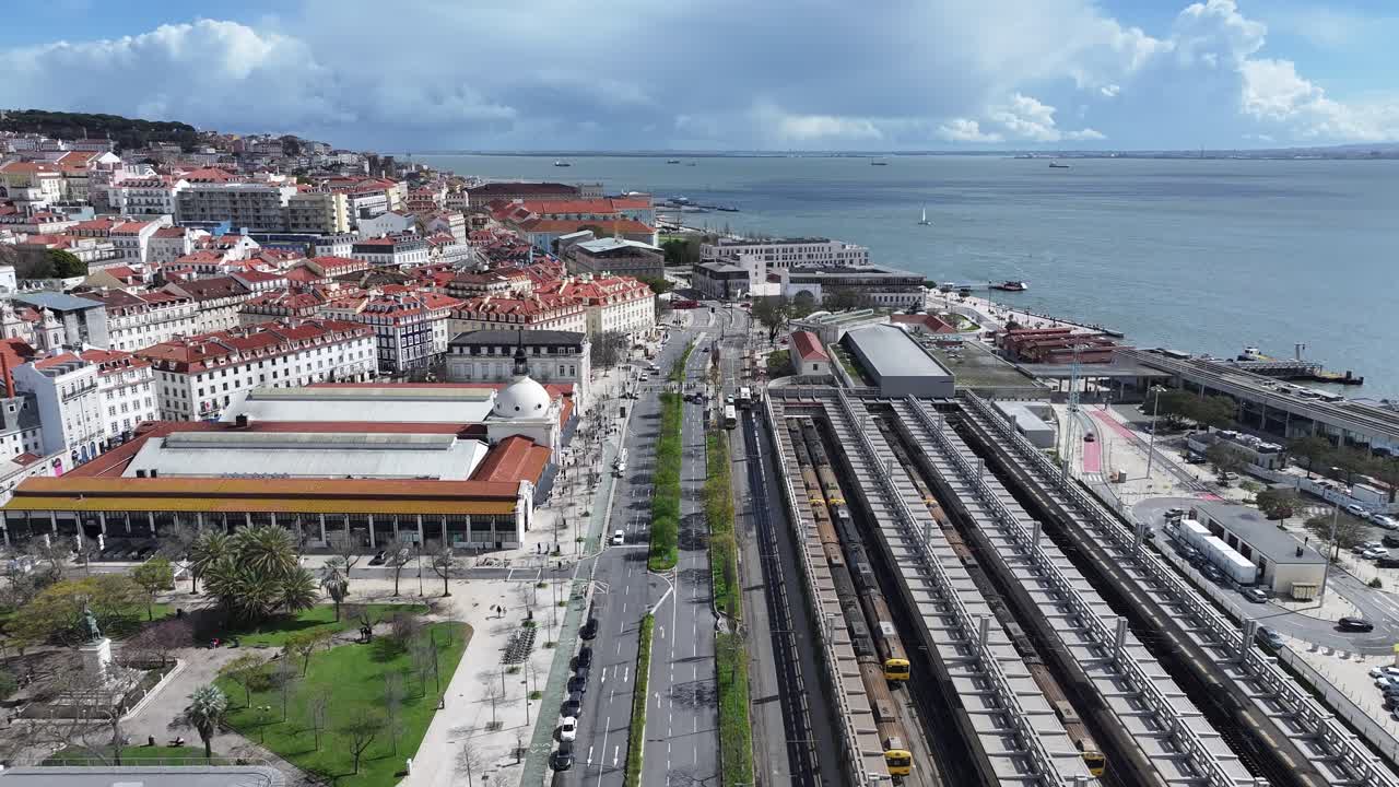 vista aérea de lisboa, portugal