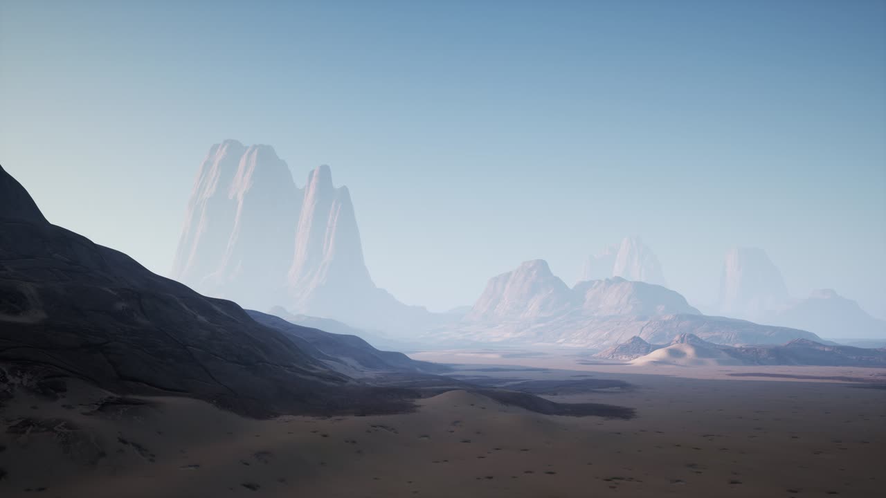 레드 록 캐니언 산 풍경