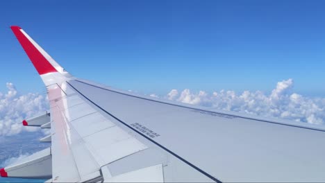 beautiful scenery shot out of a plane window