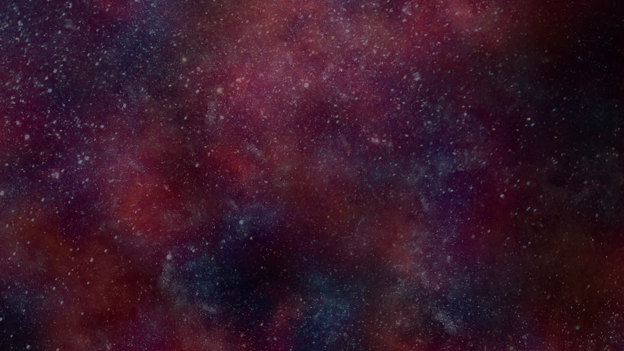 Impresionante nebulosa roja y morada iluminada en un fondo espacial