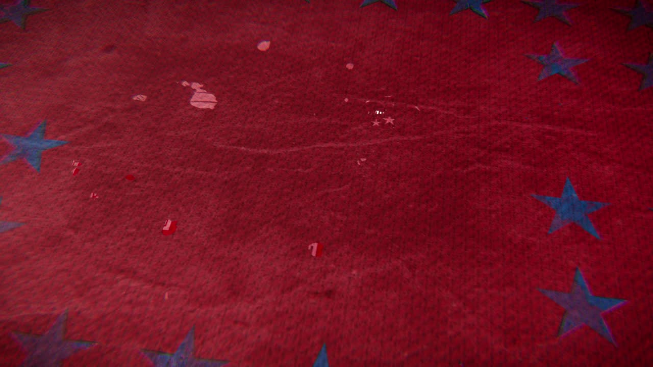 3D Animated Baseball Theme with Patriotic Colors and Sports Graphics