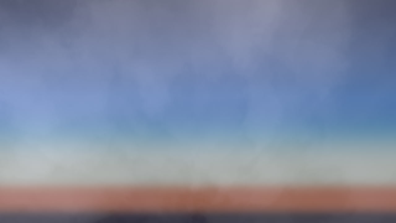 cielo vibrante al atardecer con nubes borrosas una mezcla de naranja, amarillo y azul