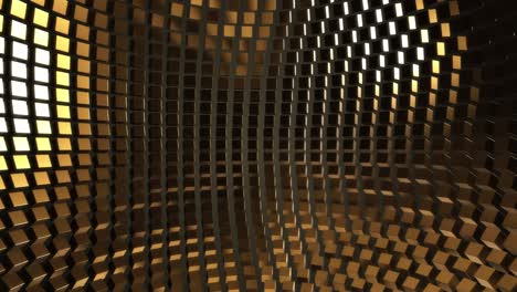 4k abstract geometric golden background