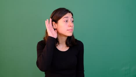 girl can't hear