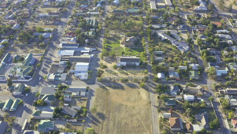 aerial view of a town in south africa