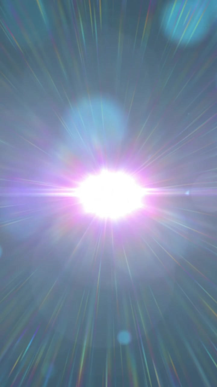 Animazione di punti luce luminosi che si muovono su uno sfondo scuro