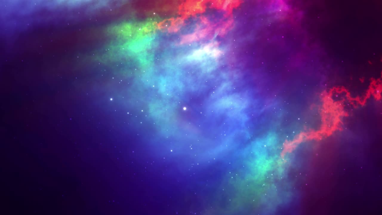 추상적인 다채로운 공간 배경