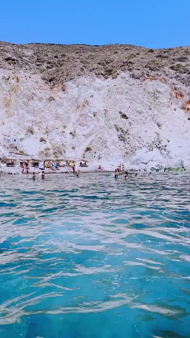 Santorini Kırmızı Plajı, Yunanistan'a doğru yelken açmak
