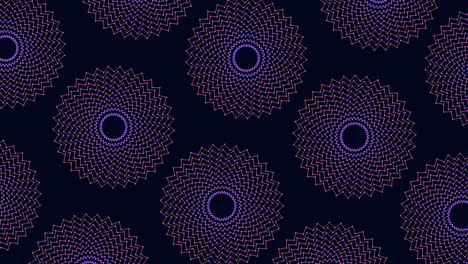 Psychedelic-and-twisted-seamless-circles-pattern-in-dark-space