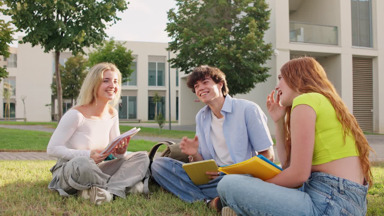 Students on campus