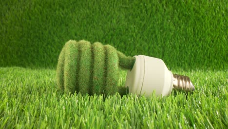 Eco-light-bulb-in-green-grass.-Eco-concept-background