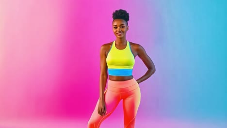 athletic woman in sportswear