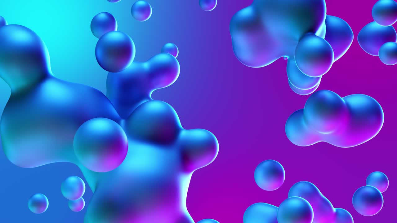 Abstract motion blue violet minimal art liquid background