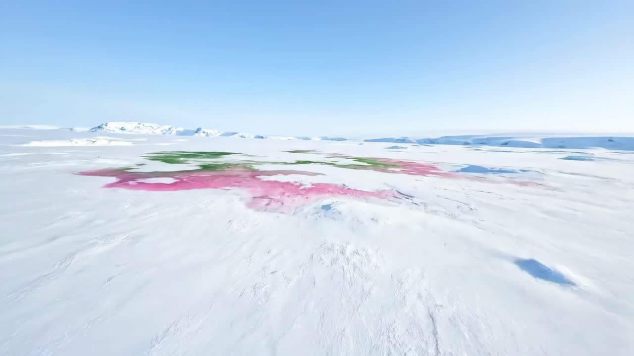 Antarctic Landscape with Snow and Ice